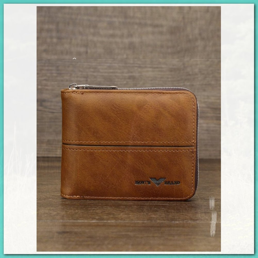 New Men Letter Graphic Small Wallet 170